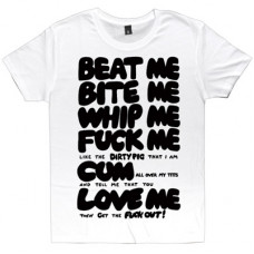 プリントTシャツ　BEAT ME