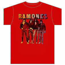 バンドTシャツ　RAMONES レッド