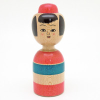 木地山系　三春文雄　治一型アレンジこけし②