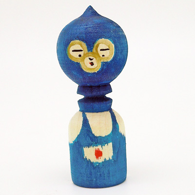 中ノ沢系　野矢里志　覆面レスラー　青③