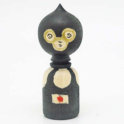 中ノ沢系　野矢里志　覆面レスラー　黒①