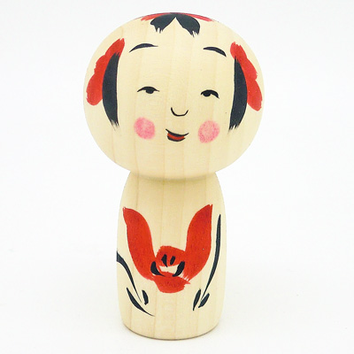 作並系　鈴木明　百想こけし①　2.3寸