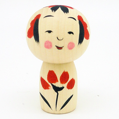 作並系　鈴木明　百想こけし③　2.3寸