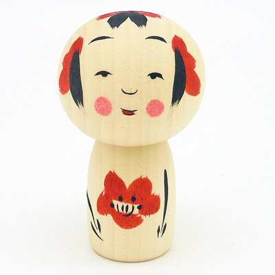 作並系　鈴木明　百想こけし④　2.3寸