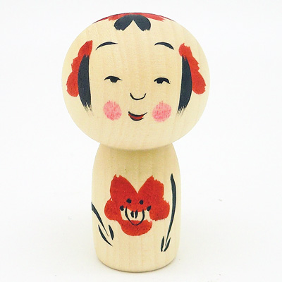 作並系　鈴木明　百想こけし⑤　2.3寸