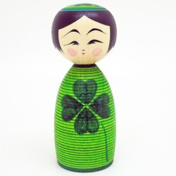 作並系 平賀輝幸 花こけし クローバーA② 作並系 平賀輝幸 花こけし クローバーA②