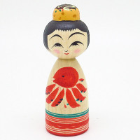 作並系　平賀輝幸　たこ焼きこけし　タコ菊③