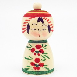 遠刈田系 小笠原義雄 2寸ニット帽こけし① 遠刈田系 小笠原義雄 2寸ニット帽こけし①