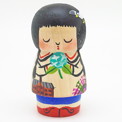 ニッポンこけし　神奈川　遠刈田系　小松里佳