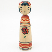 土湯系　阿部国敏　赤い花①　3.3寸