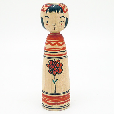 土湯系　阿部国敏　赤い花①　3.3寸