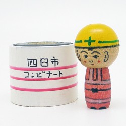 おみやげこけし コンビナートえじこ ピンク 西山敏彦 おみやげこけし コンビナートえじこ ピンク 西山敏彦