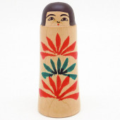 津軽系　長谷川健三　ずんぐり　3寸　重ね菊