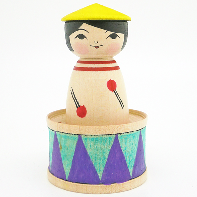 ドラムこけし　津軽系　阿保正文