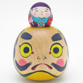 津軽系　笹森淳一　コロコロだるま　えびす