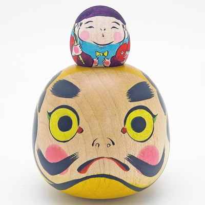 津軽系　笹森淳一　コロコロだるま　えびす