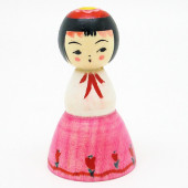 弥治郎系　新山真由美　アイドル風こけし　ピンク③